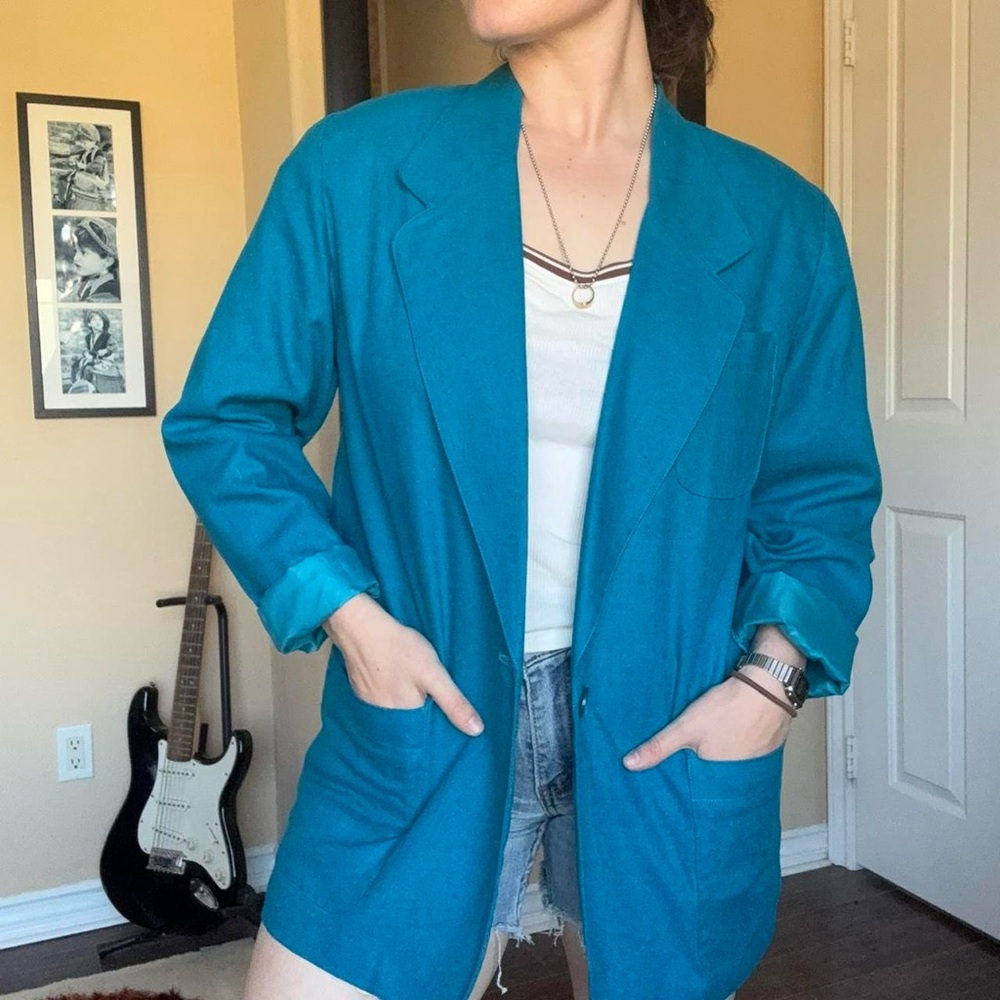 Teal Women's Blazer